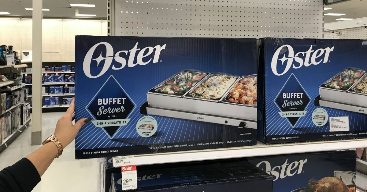 Oster Triple Warming Tray Buffet Server