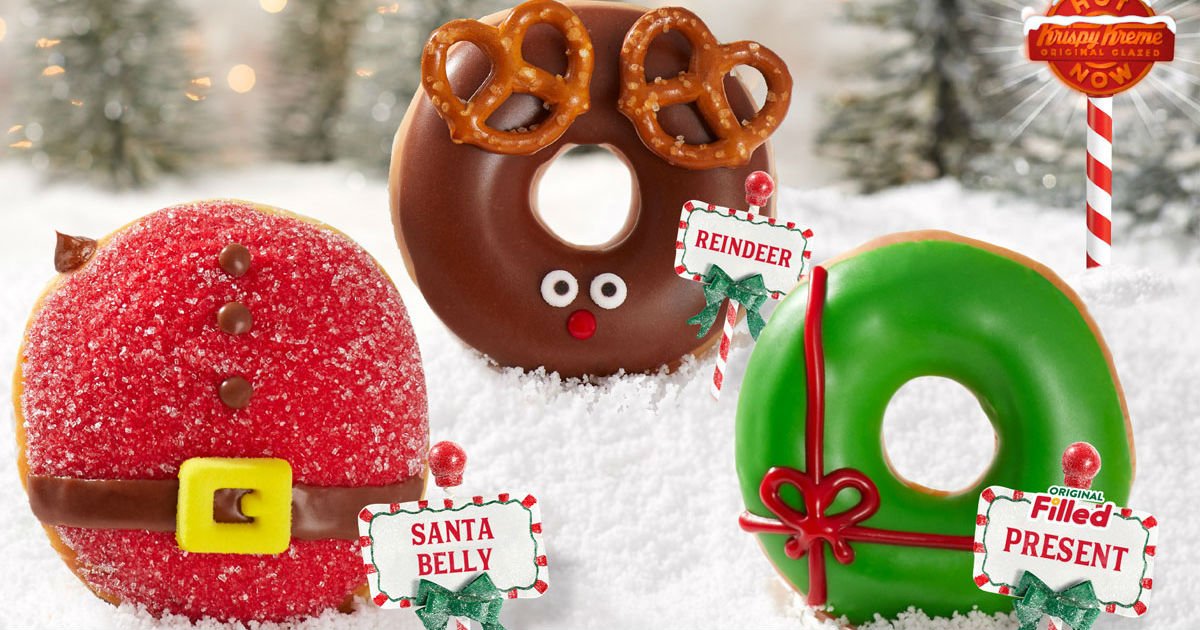 Donas Inspiradas en el Polo Norte de Krispy Kreme 