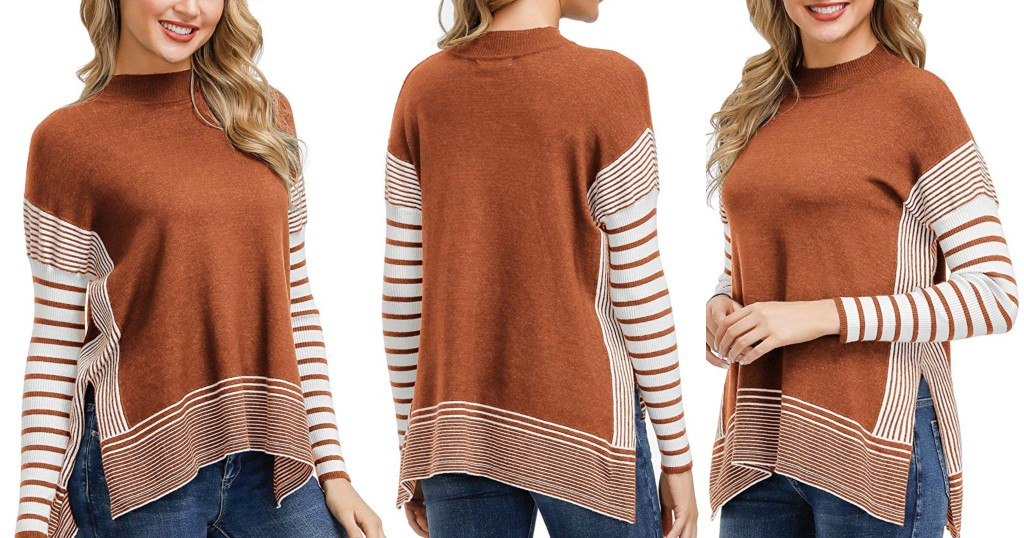 Sweater Mock Neck Pullover
