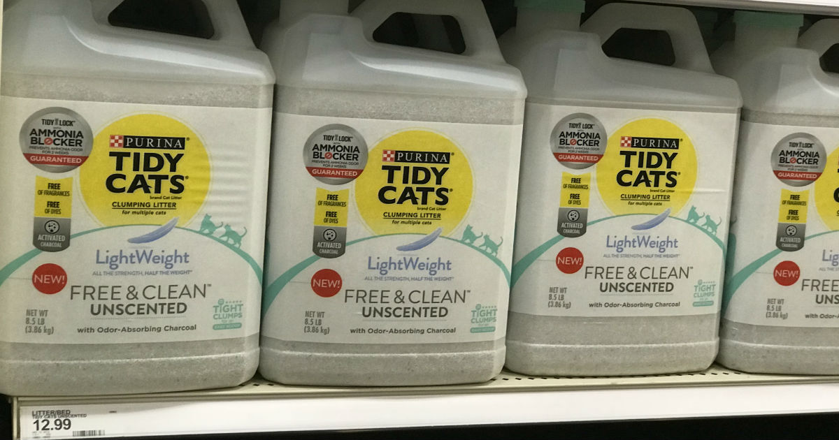 Tidy Cats LightWeight Cat Litter a solo 6.99 en Target Cuponeandote