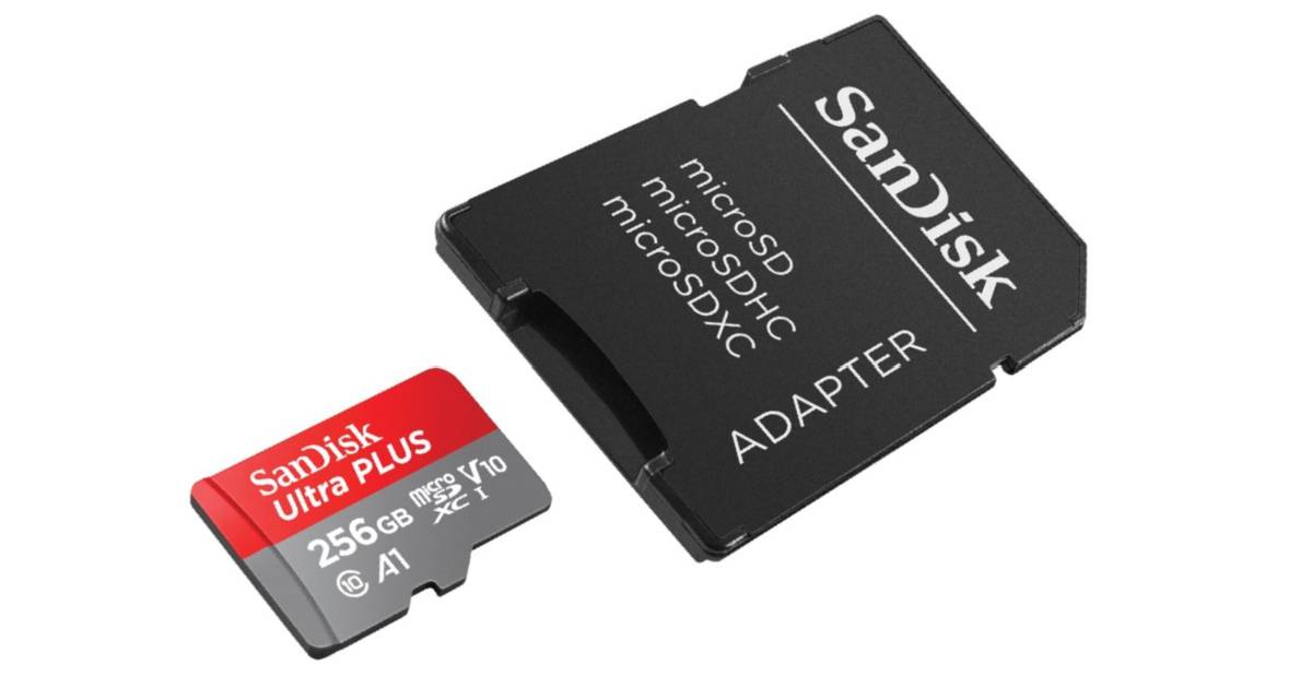 Tarjeta microSD SanDisk 256GB Ultra Plus