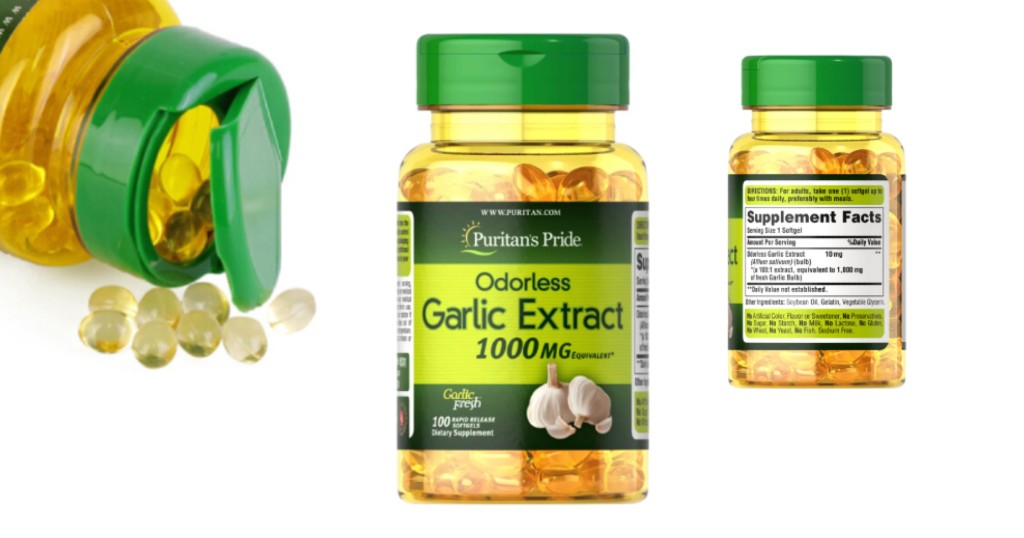 Puritan Pride Odorless Garlic Extract 1000 mg