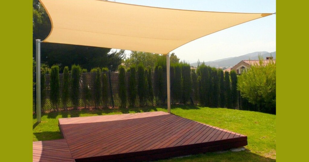 Highly Resistant 12' Square Shade Sail