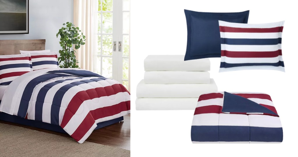 Set de Comforter Modern Stripe