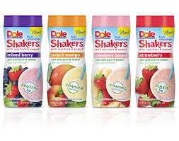 Dole Fruit Smoothie Shakers