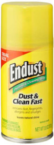 Endust cleaning spray