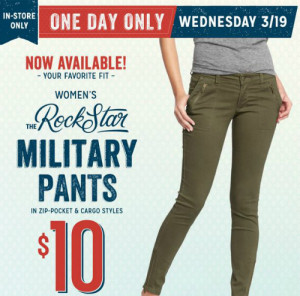 Rockstar Military Pants